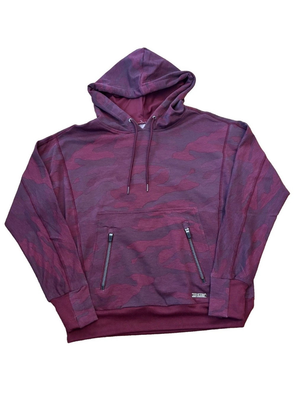 NWOT Nine West Active Women’s Camo Pullover Hoodie - Burgundy - Small